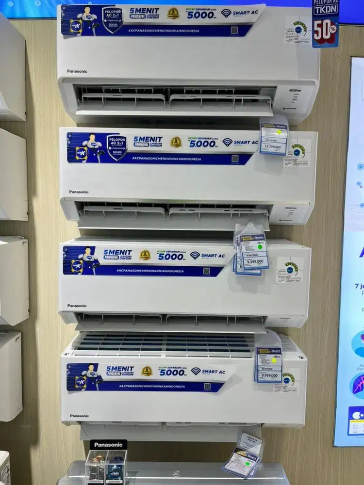 PANASONIC AC INVERTER 1.5 PK, BISA CICILAN 0%