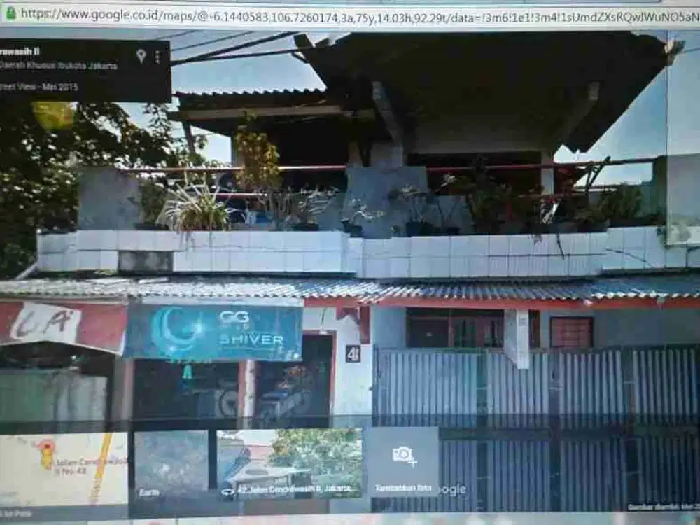 Dijual Rumah 2 Lantai siap huni akses mobil 2 arah sertifikat SHM Cengkareng Jakarta Barat mudah akses dekat fasilitas umum harga nego tipis