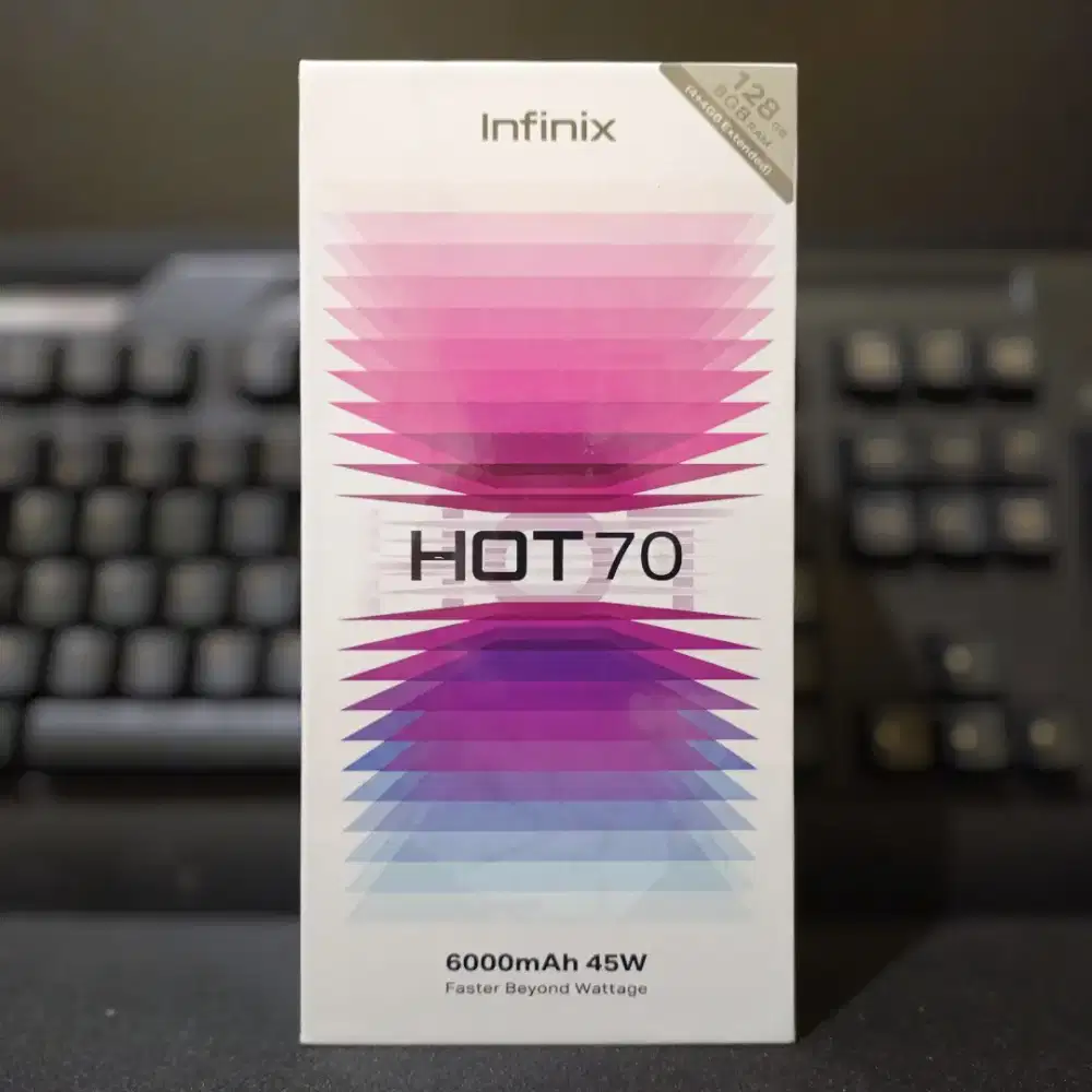 Infinix Hot 70 4/128 GB Segel Garansi Resmi