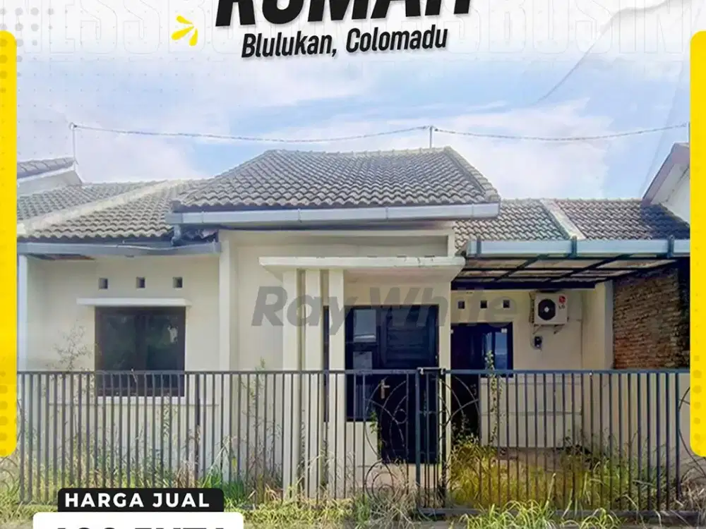 DIJUAL RUMAH CLUSTER MURAH DI BLULUKAN COLOMADU
