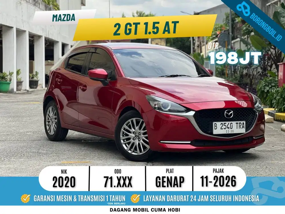 MAZDA 2 GT 1.5 AT 2020 Merah