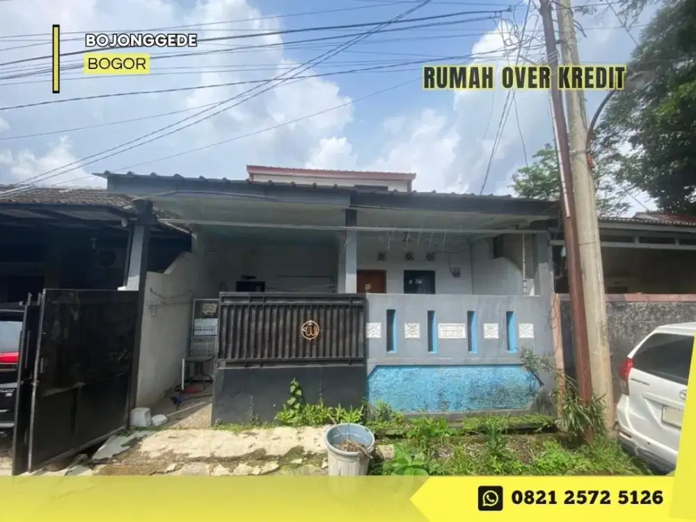 Rumah Over Kredit ccln flat dkt Stasiun KA 79JT di Citayam Grande Bogor