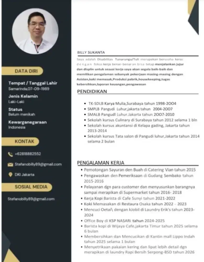Melamarkan di Loker untuk mencari pekerjaan baru buat saya .