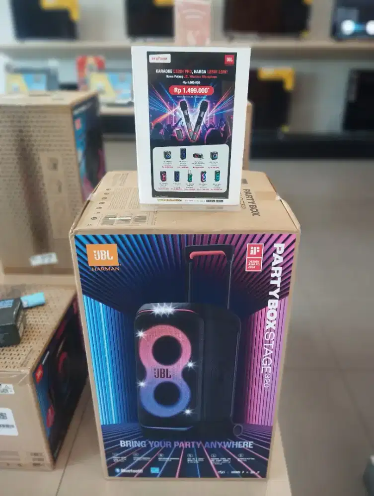 NEW!! JBL PARTYBOX STAGE 320 BY HARMAN!! GARANSI RESMI ORIGINAL!!