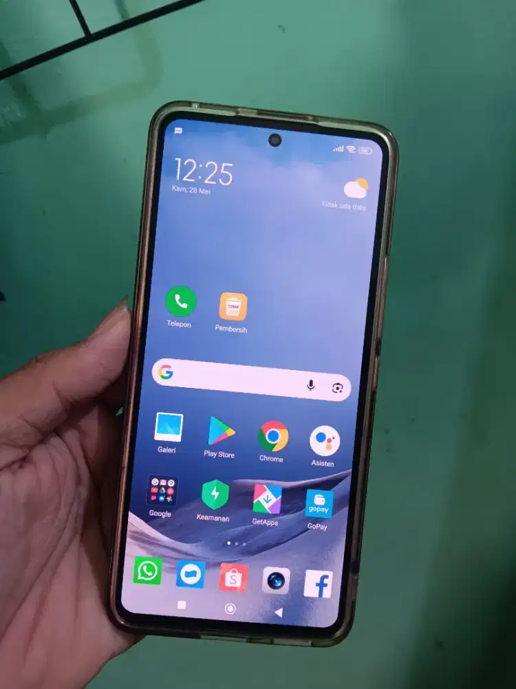 Mi12 lite 5g  ram 8+8/256 finger on layar