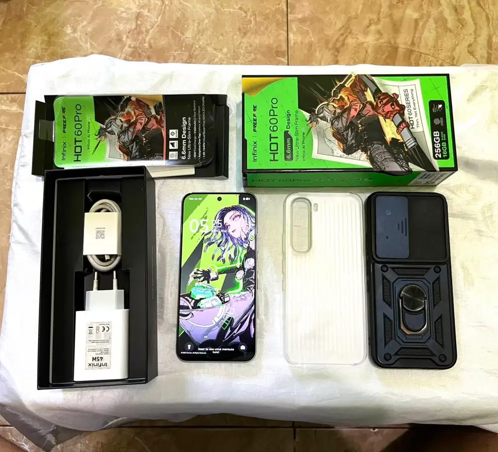 INFINIX HOT 60 PRO 8/256 GARANSI ON LIKE NEW!!