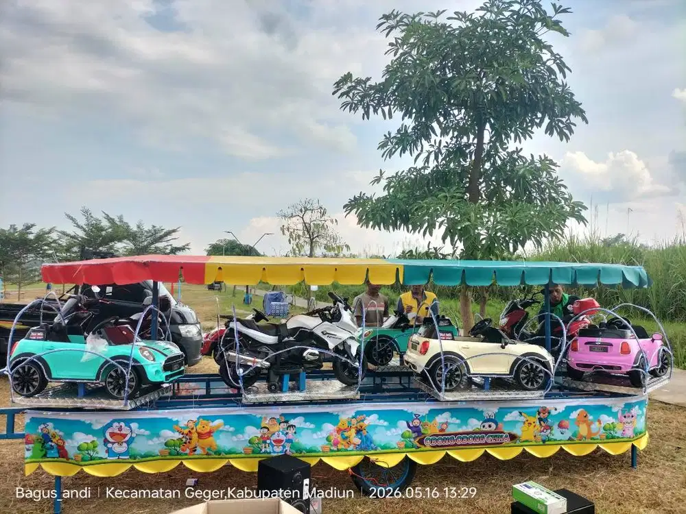 odong kereta panggung mobil remot