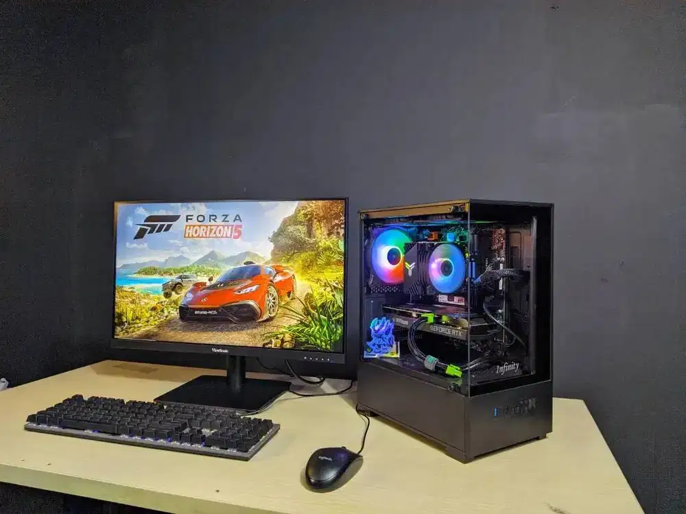 Komputer SET Untuk Gaming Intel Core i7 GT 730 4GB Plus Monitor Murah