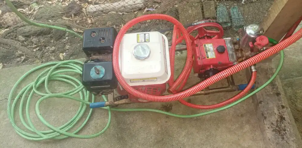 Mesin steam cuci motor masih baru 99%