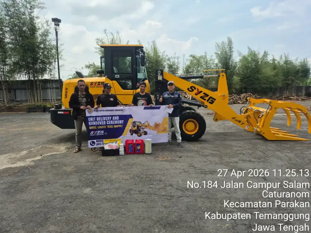 Jual Wheel Loader SYZG ZL932L Bucket 1,5 M³ + Graple