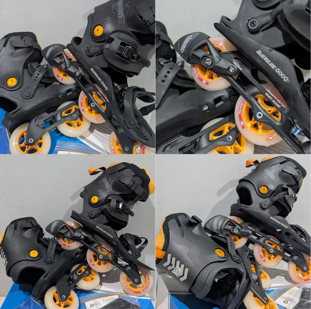 POWERSLIDE - Doop Yellow Sunrise 100 Inline Skates (Brand New in Box)