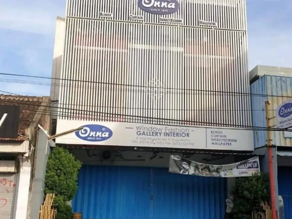 Ruko Dijual di Jalan Jogonegaran Gedong Tengen Kota Yogyakarta Dekat Malioboro
