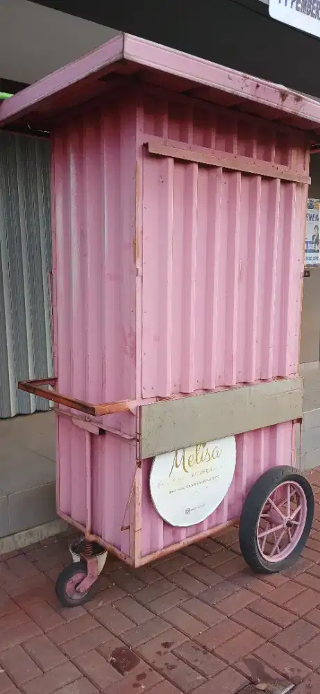 Gerobak Jualan makanan minuman