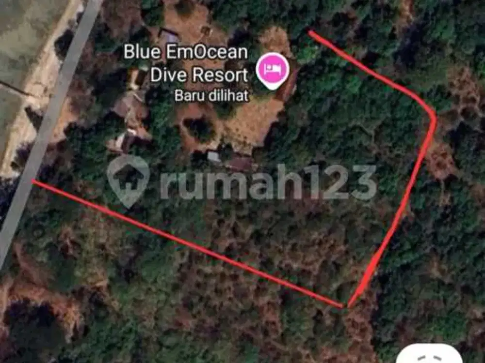 Dijual Tanah Pantai Sebelah Amanwana Hotel, P. Moyo Sumbawa Besar
