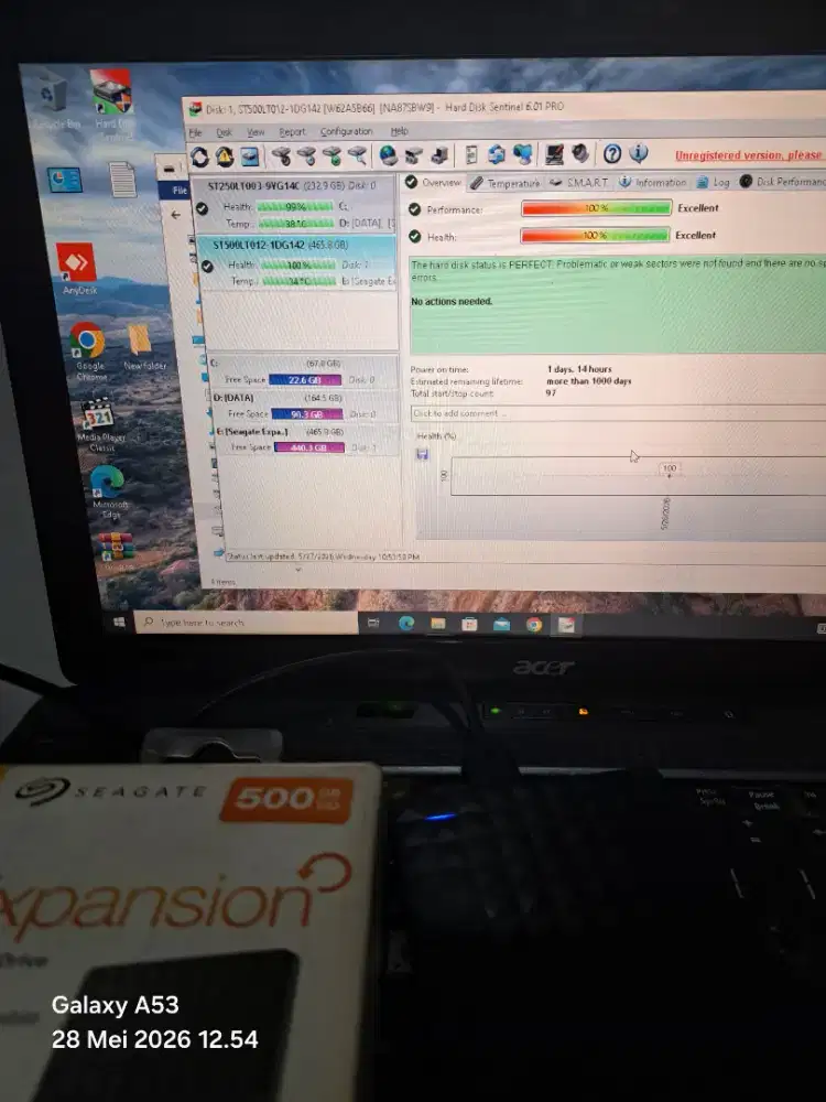 Hardisk Eksternal Seagate 500 Gb