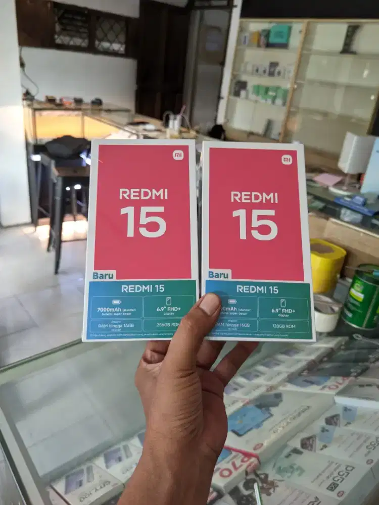 [ Fast respon WA ] Xiaomi Redmi 15 NFC 8+8/128 Garansi resmi 15bln