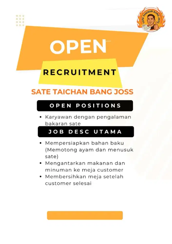 Info Loker Sate Taichan