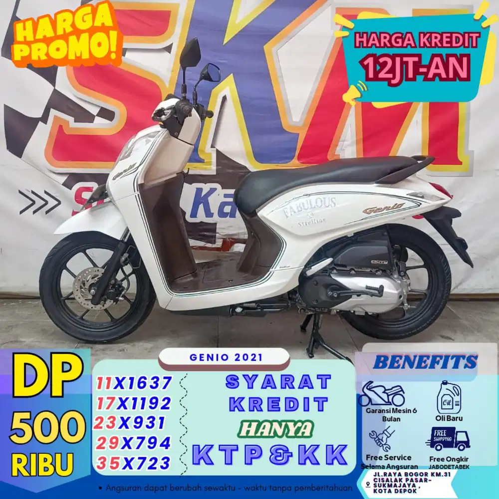 (angsrn 24rb/hari lngsng gas) Genio 2021 cash credt