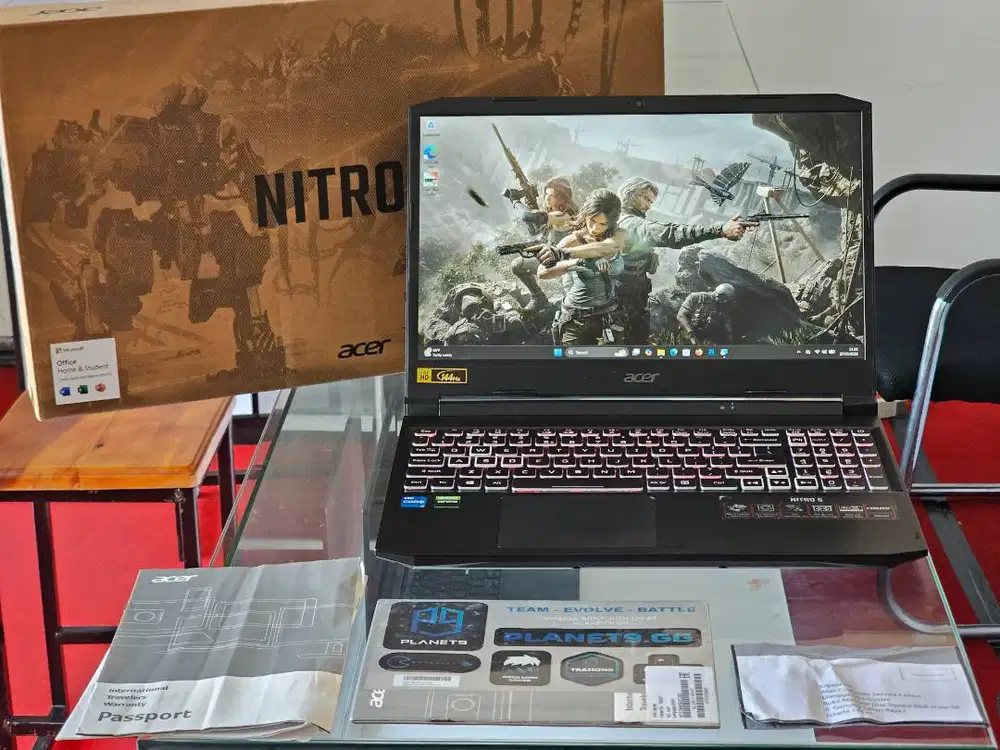 ACER Nitro 5 AN515-57 intel core i7 gen 11 Ram 24 GB SSD 512 GB Nvidia