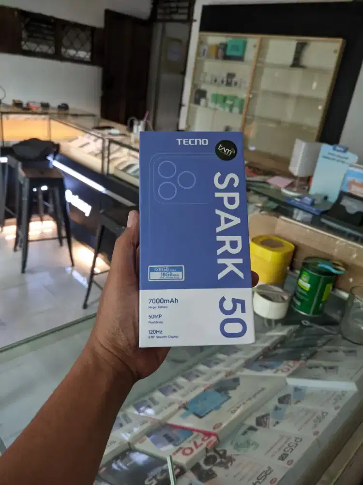 [ Fast respon WA ] Tecno Spark 50 6+6/128 Garansi resmi 13bln