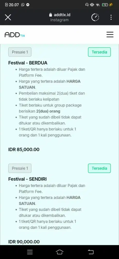 Tiket Konser For Revenge Medan