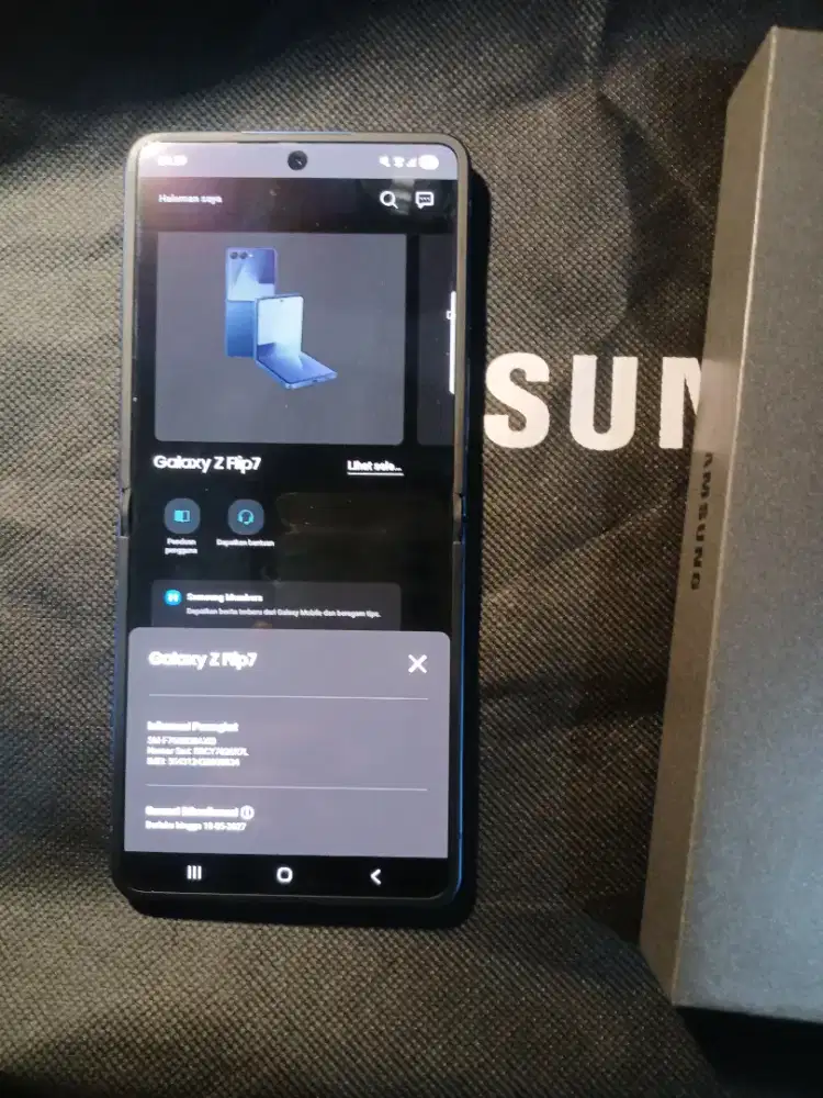 SAMSUNG Z FLIP 7 GARANSI RESMI SAMPAI 10-05-2027