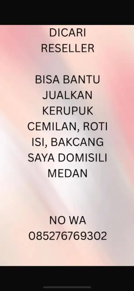 DICARI RESELLER