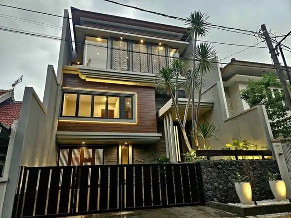 Galaxy Bumi Permai Modern Minimalis 3 Lantai, Perumahan Elit Surabaya Timur