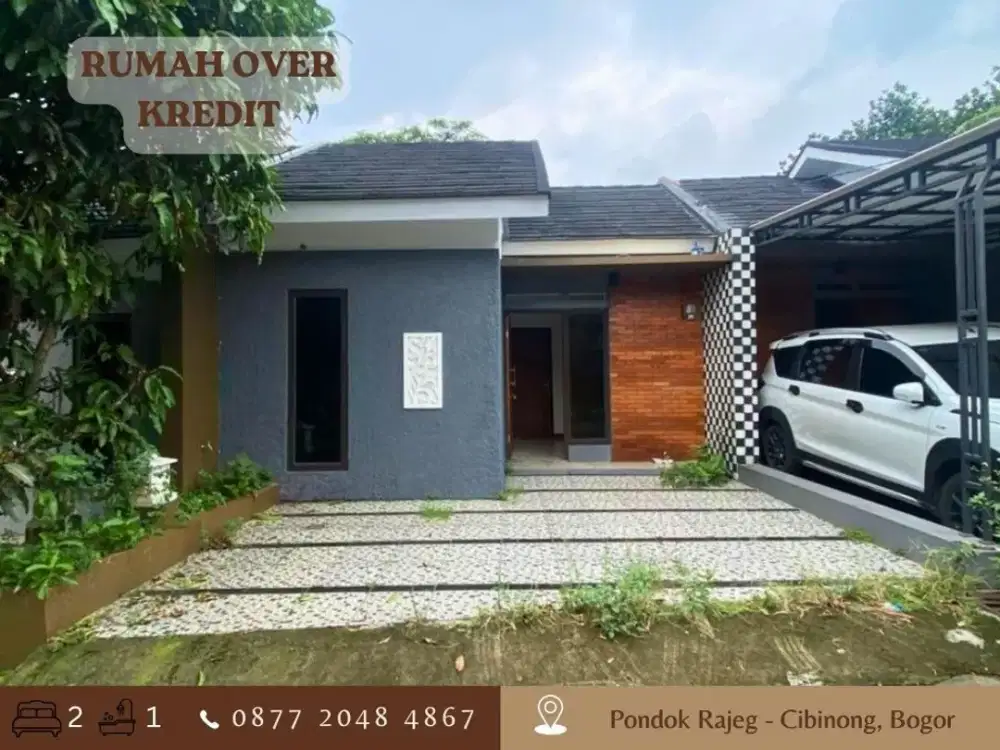 Over Kredit Rumah LT93 dkt Stasiun KA di Pondok Rajeg Cibinong Bogor