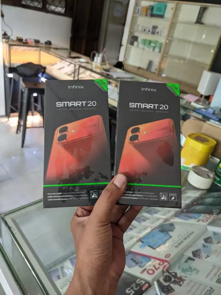 [ Fast respon WA ] Infinix Smart 20 4+4/128 Garansi resmi 1thn
