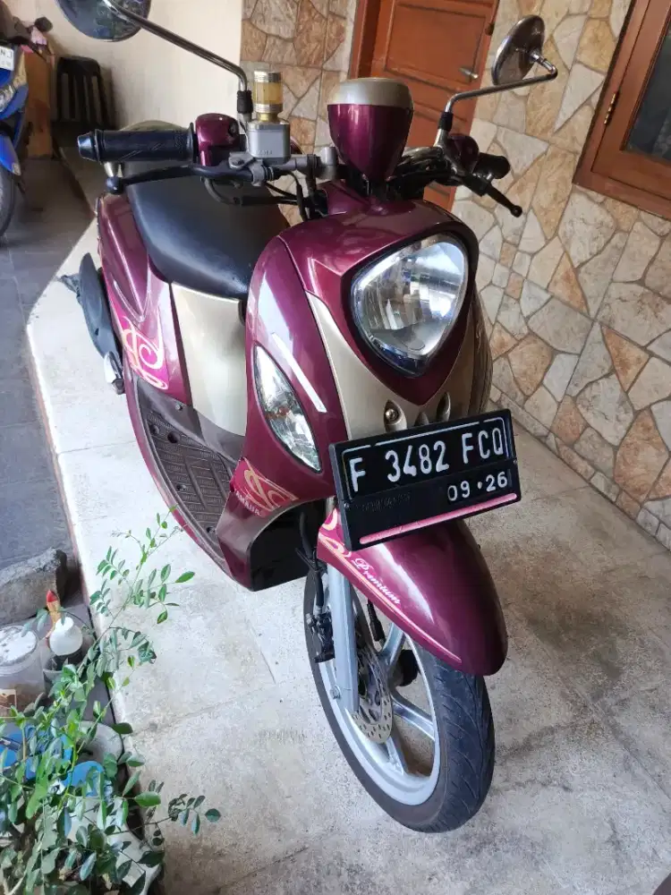 Bisa cicilan, Fino FI Premium 2018 burgundy