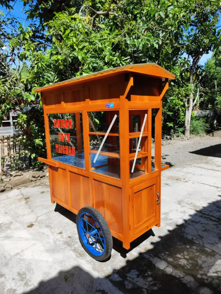 Sedia Gerobak Angkringan, Bakso Mie Ayam, Bubur, Sate, Soto, Pecel dll