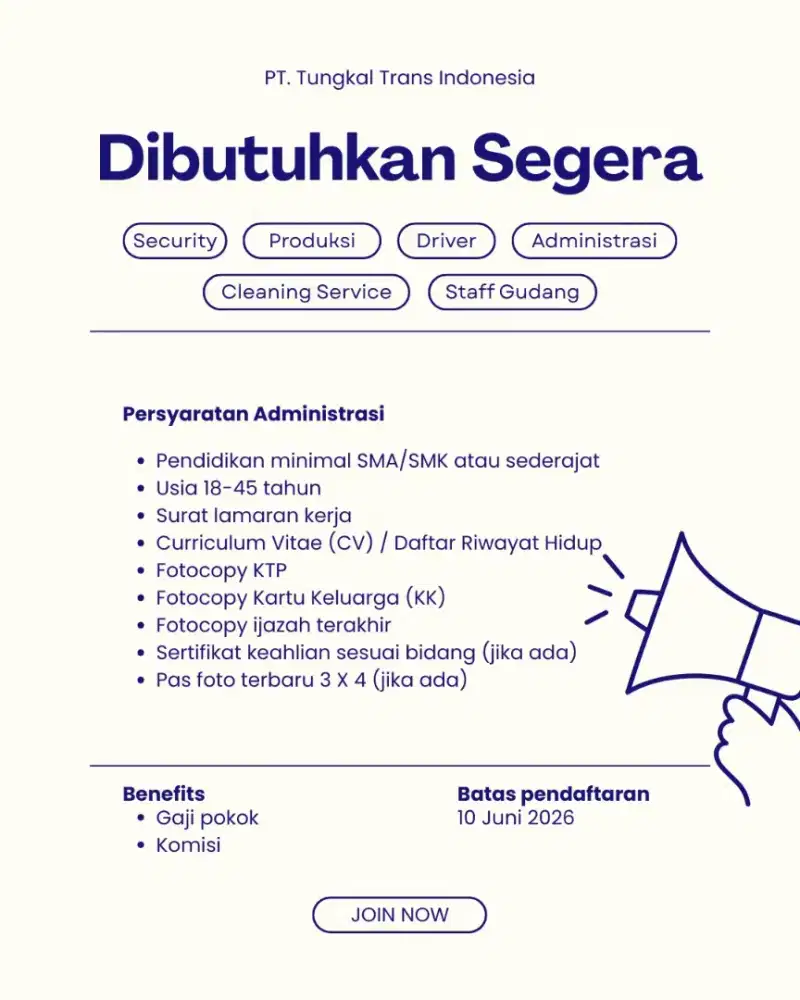 Lowongan Pekerjaan