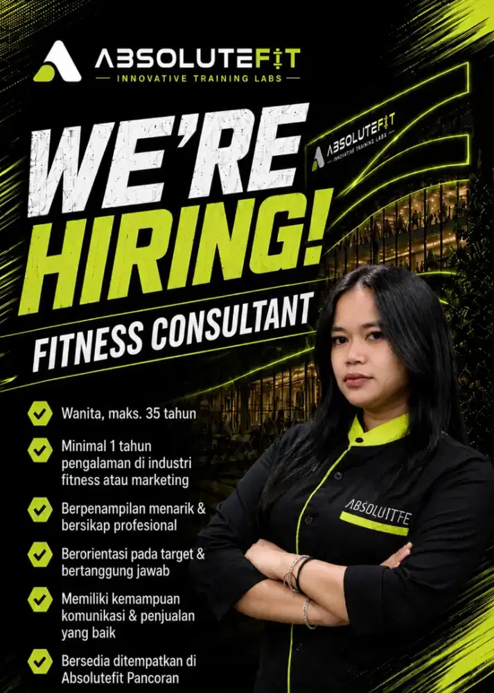 LOKER FITNESS CONSULTAN