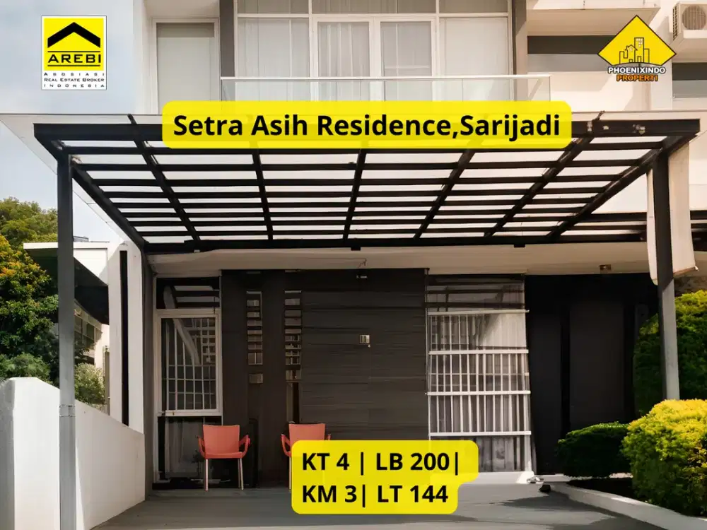 Dijual Rumah Minimalis Siap Huni di Setraasih Residence Sarijadi 4+1 KT