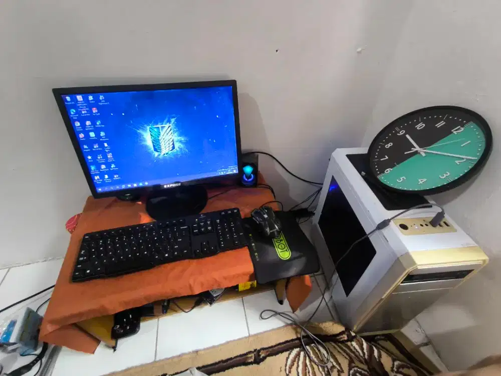 Pc Fullset gtx 750 ti ram 16 gb