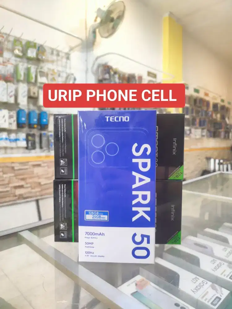 TECNO SPARK 50 6/128 promo+bonus cash & credit garansi Resmi