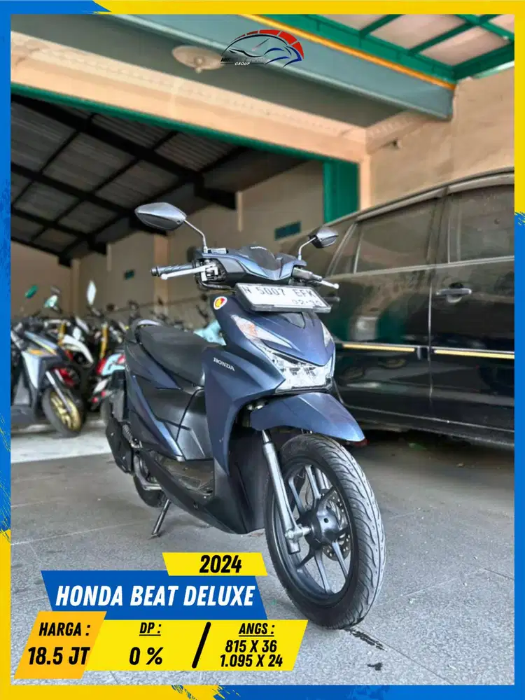 HONDA BEAT DELUXE KEYLESS 2024 READY LURR HIKMAH MOTOR KEPUH MALANG