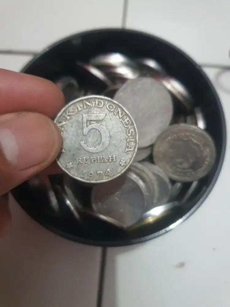Koin koin jadul campur ada banyak