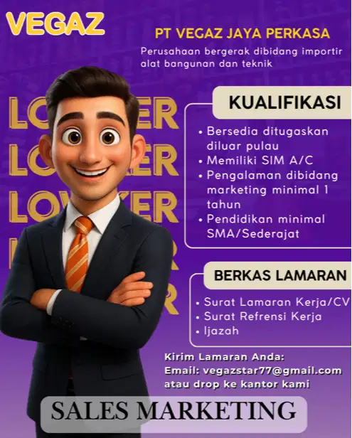 Lowongan Kerja Bagian Sales Marketing