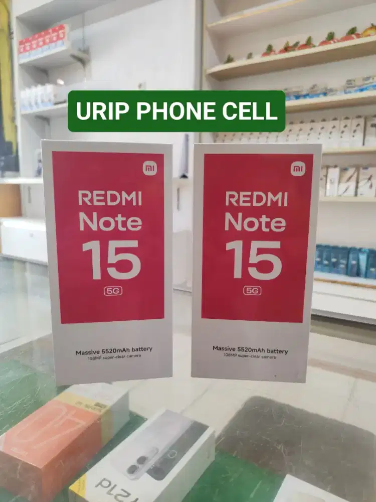 REDMI NOTE 15 5G 8/256 promo+bonus cash & credit garansi Resmi