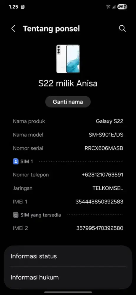 Samsung s22 5G 256GB