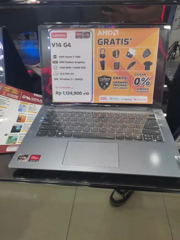 Lenovo V14 G4 ram 16 512 GB SSD bisa cicilan tanpa DP cukup KTP