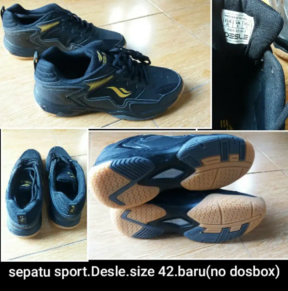Sepatu merk Desle.size 42.baru.tanpa box.