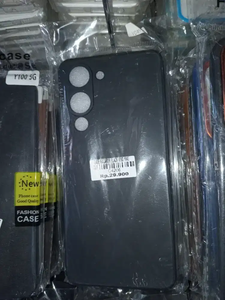 CASE MACARON BLACK VIVO Y04S ATLANTIS DAHSYAT