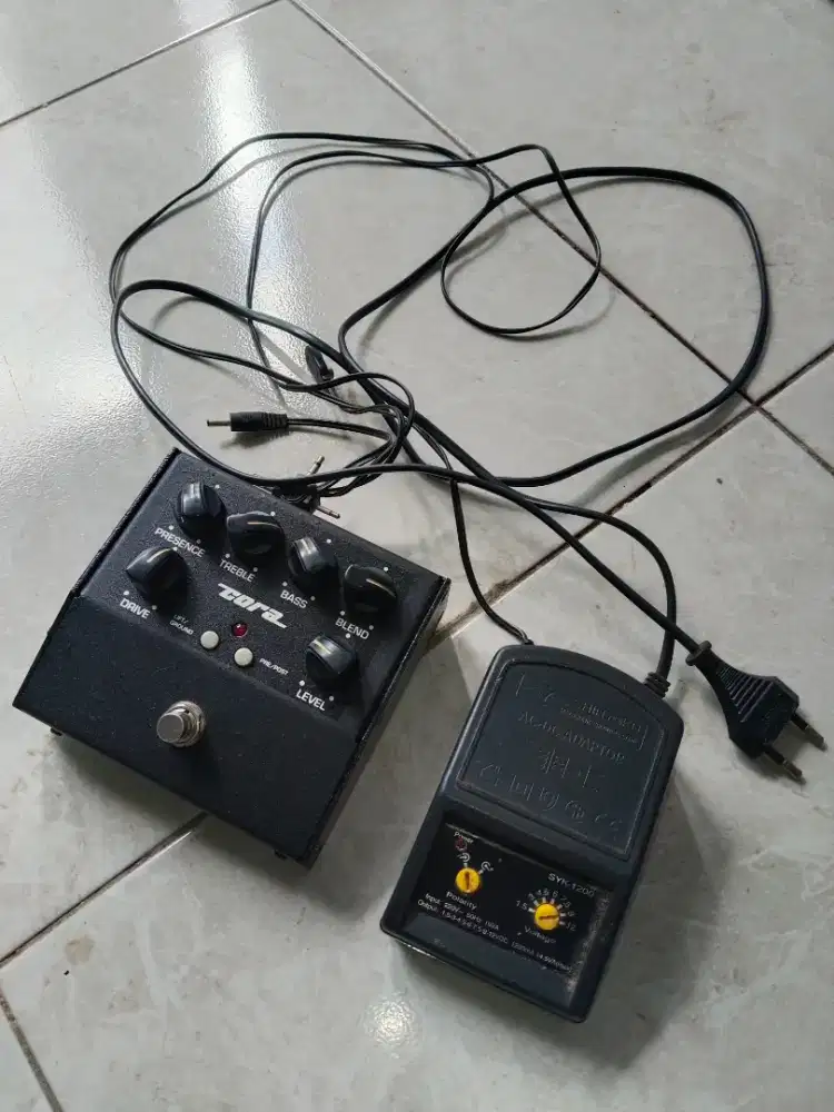 Efek preamp bass Cora mantap plus adaptor nett