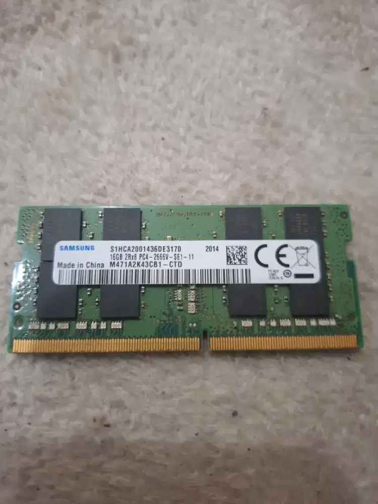 Ram laptop sodimm 16gb ddr4 2666v seken normal