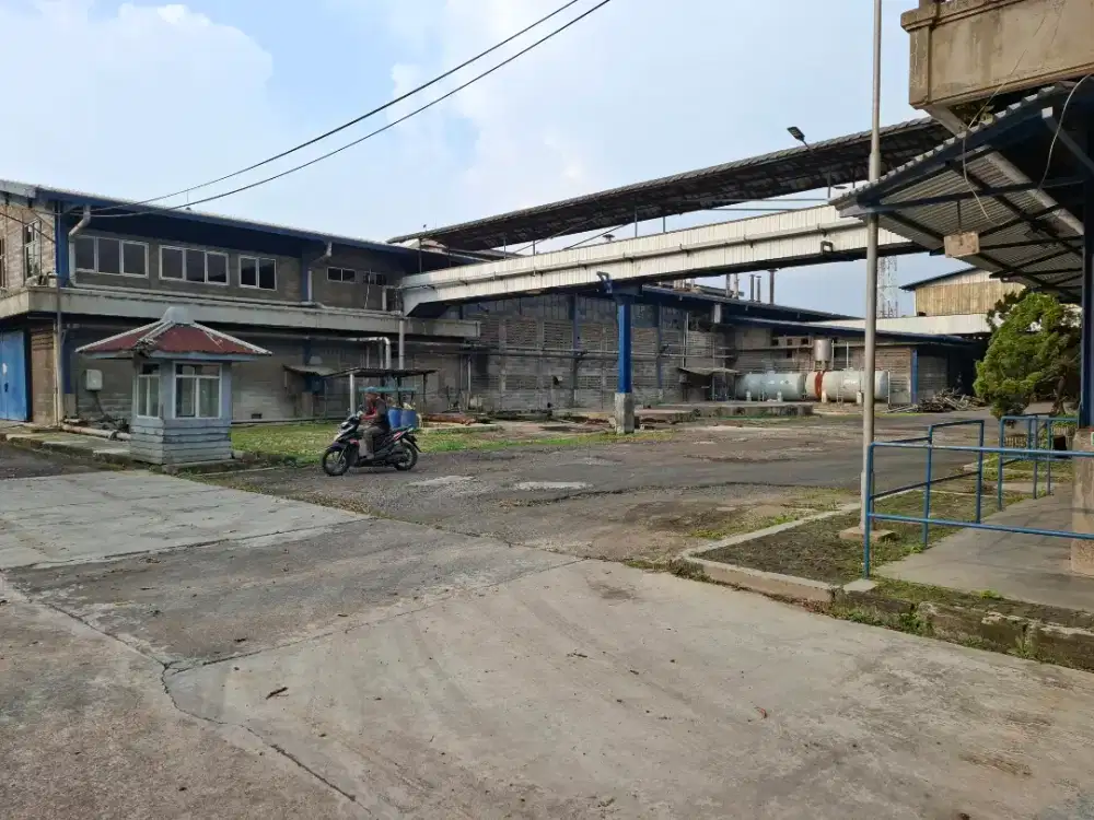 Dijual pabrik celup IPAL aktif LT/LB : 5ha/2ha Jl. Nanjung.