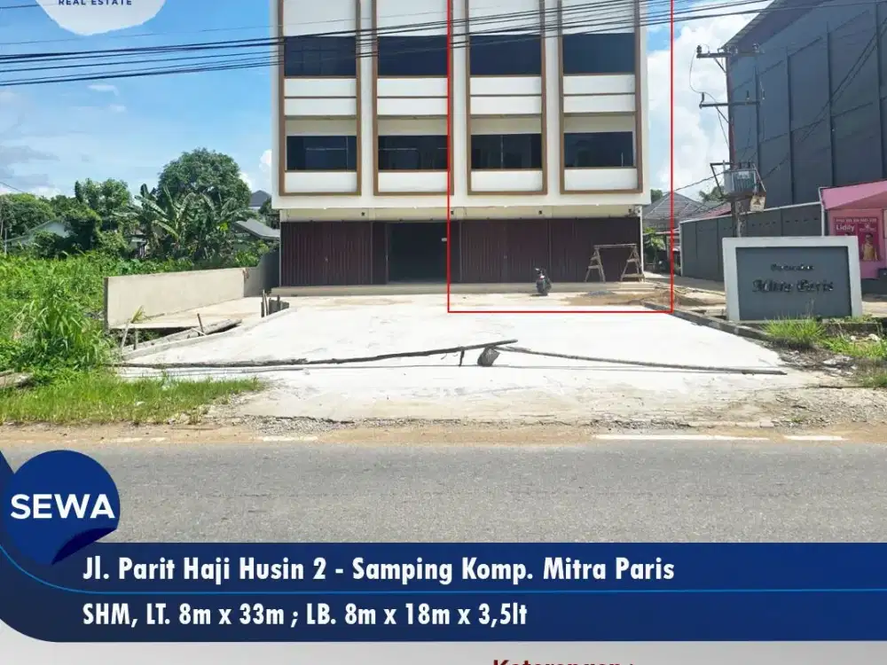 Ruko Lokasi berkembang jalan parit haji husin 2 , Pontianak