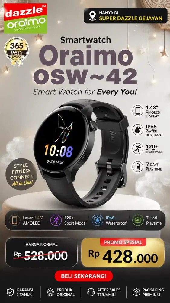 Smartwatch Oraimo Amoled Watch-42